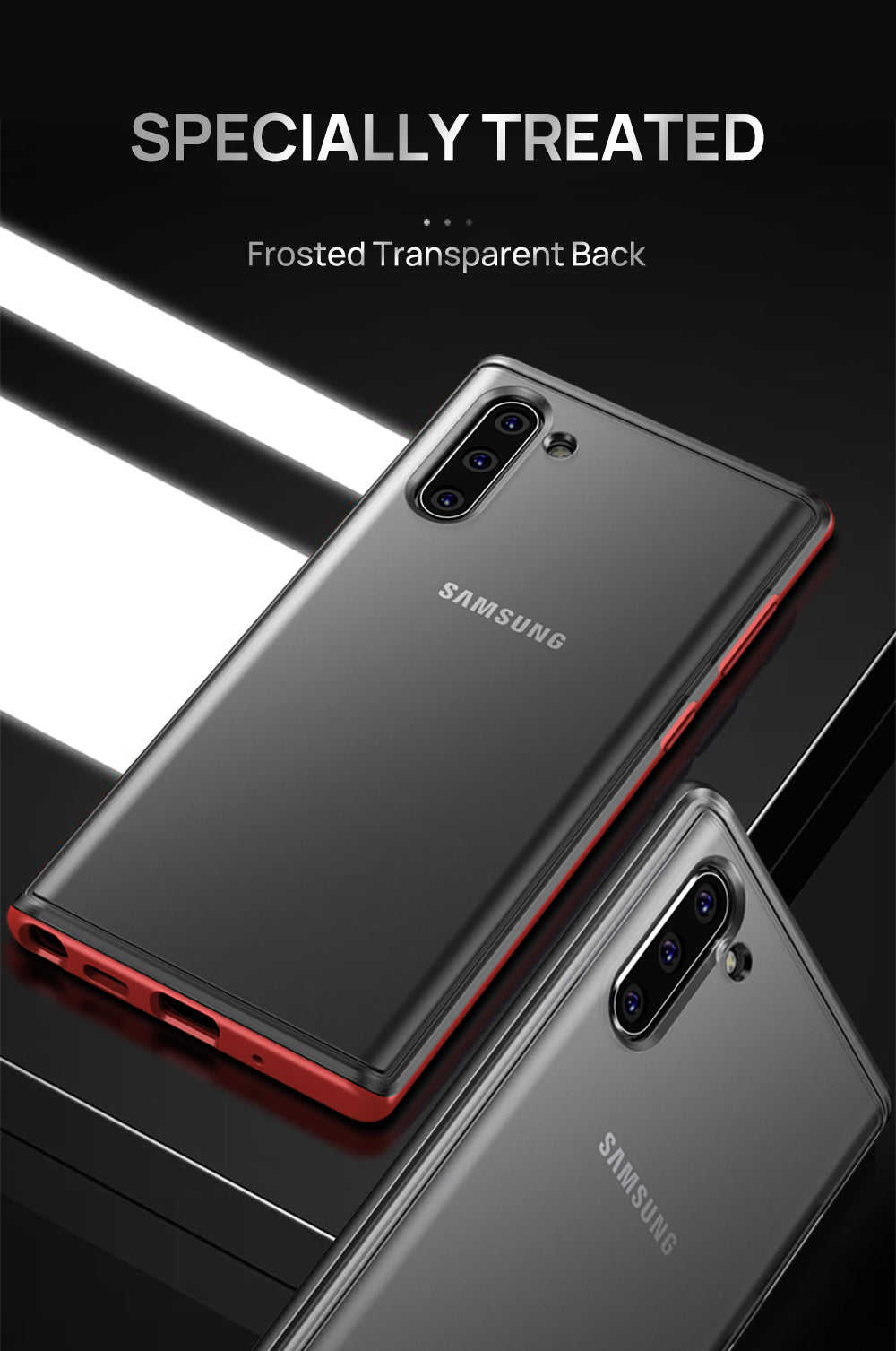 Galaxy Note 10 Case Rugged Armor Slim Shockproof Bumper Cover Samsung