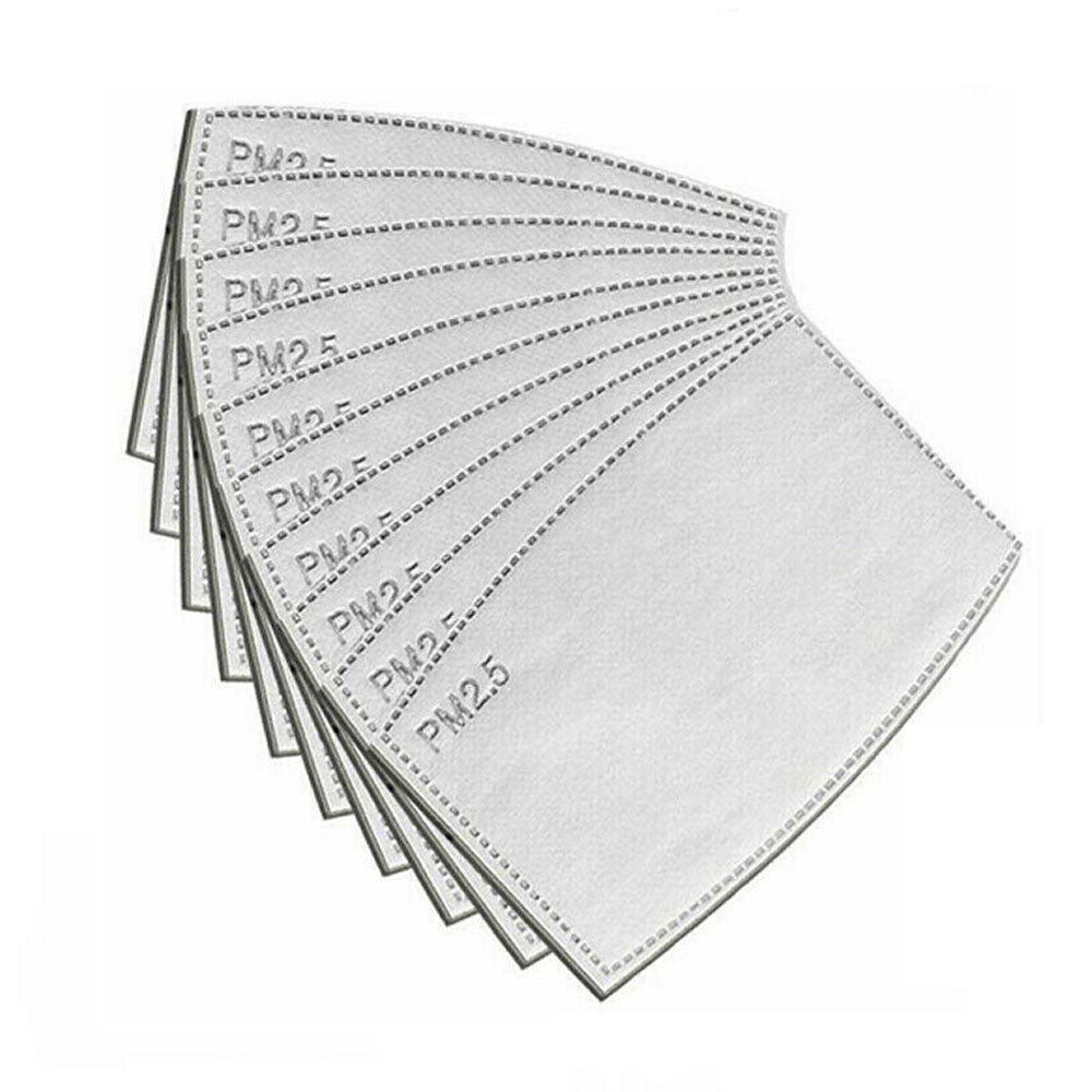 40 PCS/LOT PM2.5 Face Mask Filter Activated Carbon Breathing Filters Child