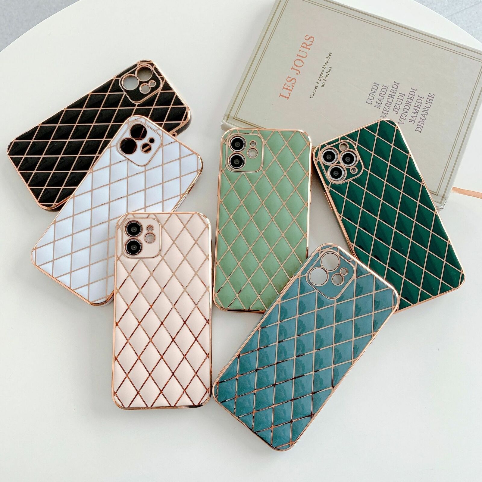 For iPhone 12 Pro Max Case Shockproof Leather Marble Soft Slim Wallet Girl Cover