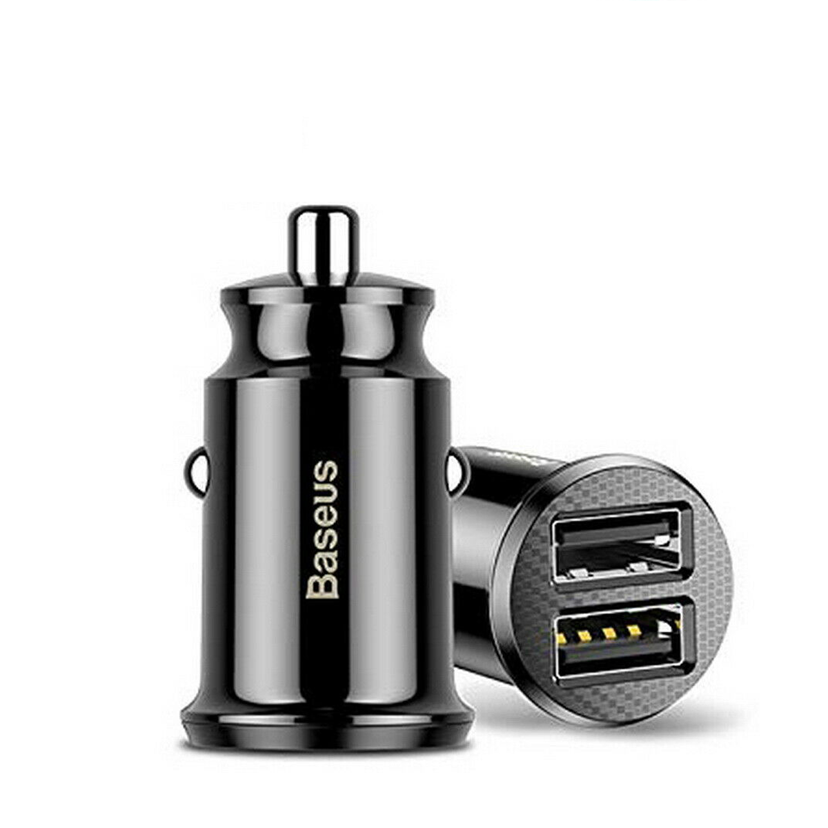 Ultra mini Baseus 3.1A Fast Charging Dual Ports USB Car Phone Charger Adapter
