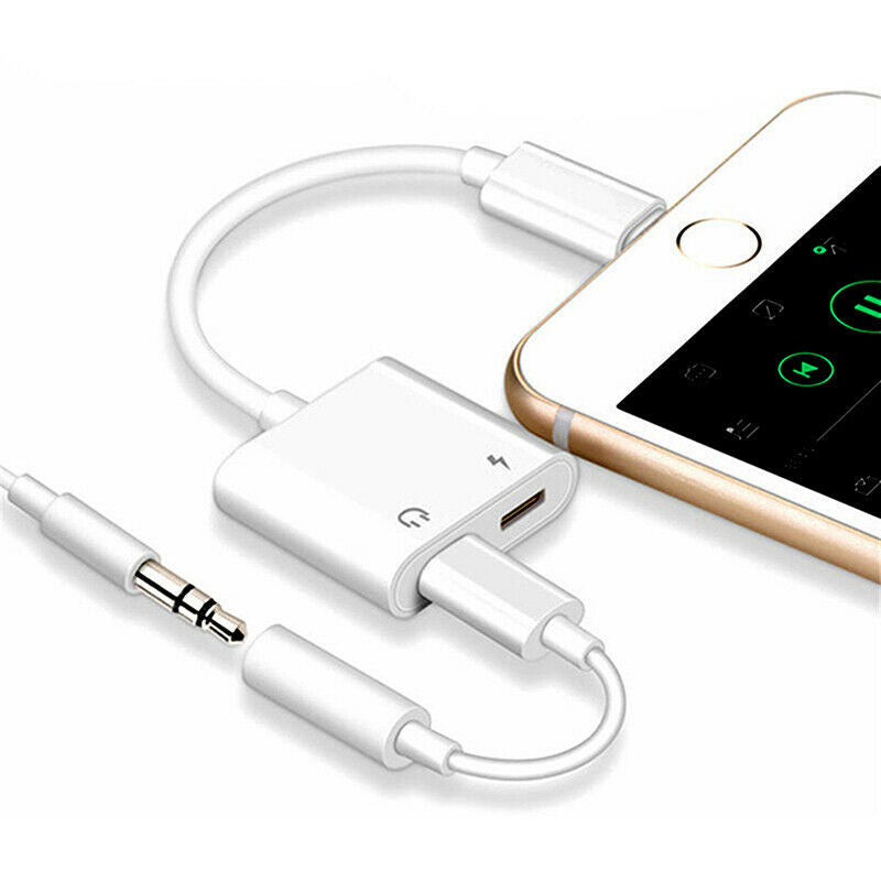Apple lightning to 3.5mm AUX Headphone Jack Adapter Cable Audio iphone splitter