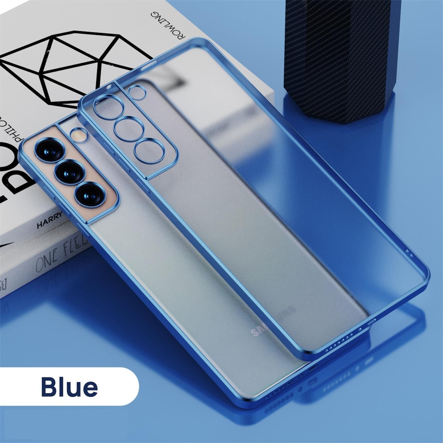 MAXSHIELD For Galaxy S22 /Plus 5G Case Clear Matte Slim Shockproof Cover