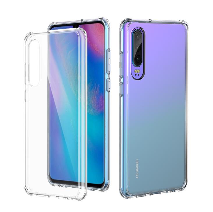Huawei P30 Pro Bumper Case, Clear Shockproof Crystal Slim Case Cover
