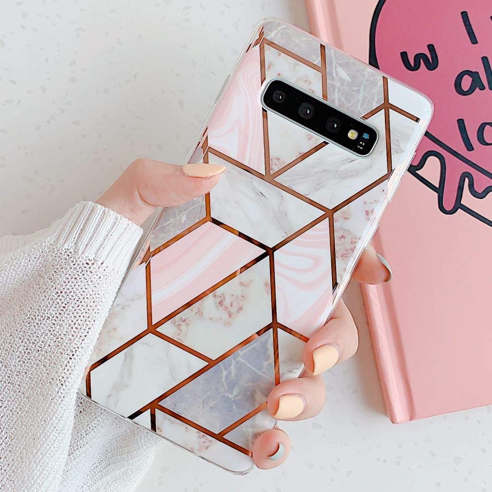 Samsung Galaxy S10 Marble Silicone TPU Soft Back Case Cover