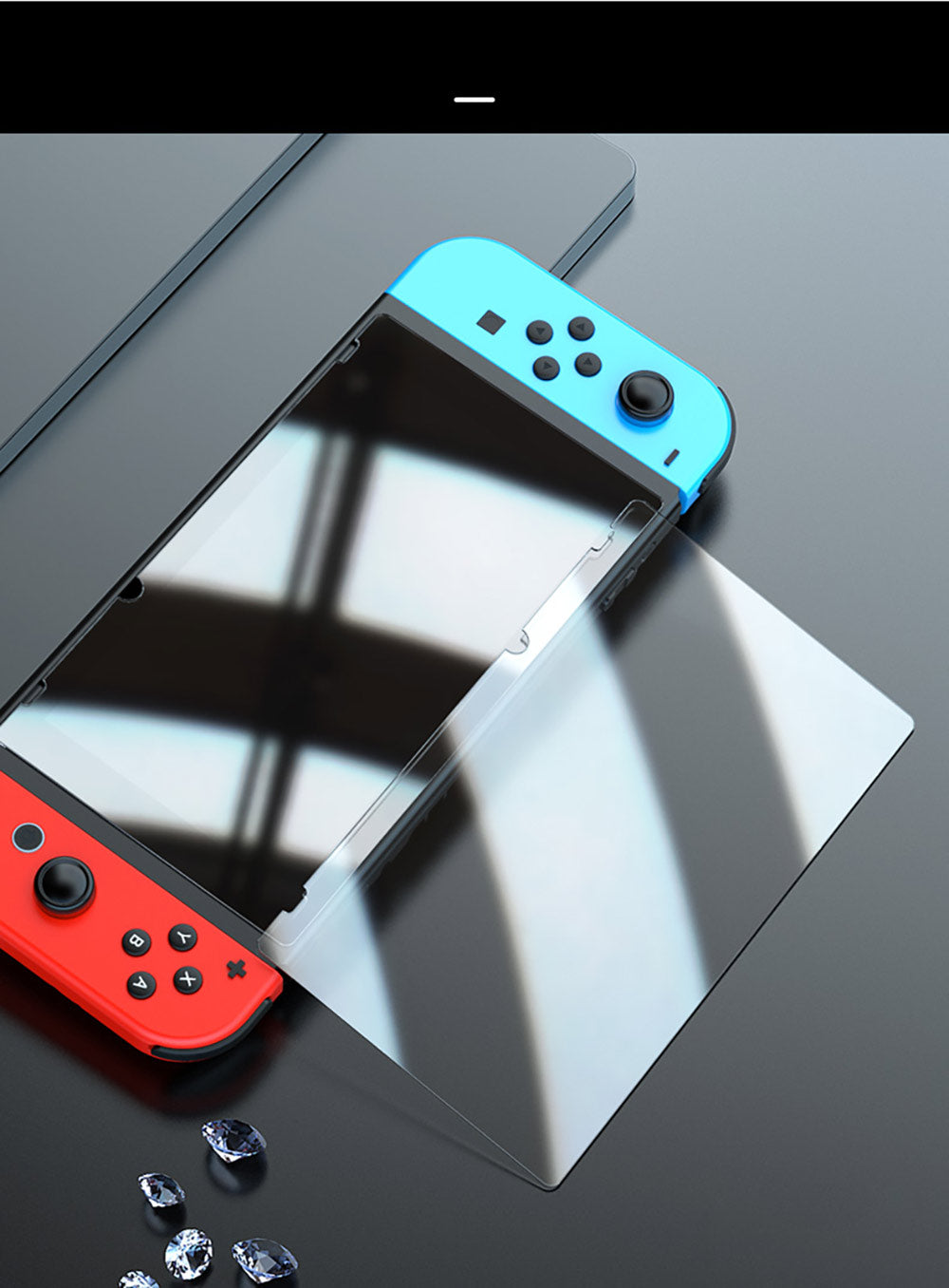For Nintendo Switch/Lite Screen Protector MAXSHIELD 9H Full Cover Tempered Glass