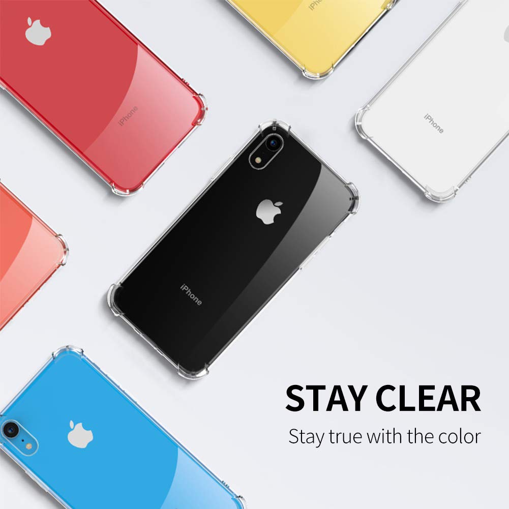 Clear Case For iPhone 8 Plus Shockproof Silicone Protective