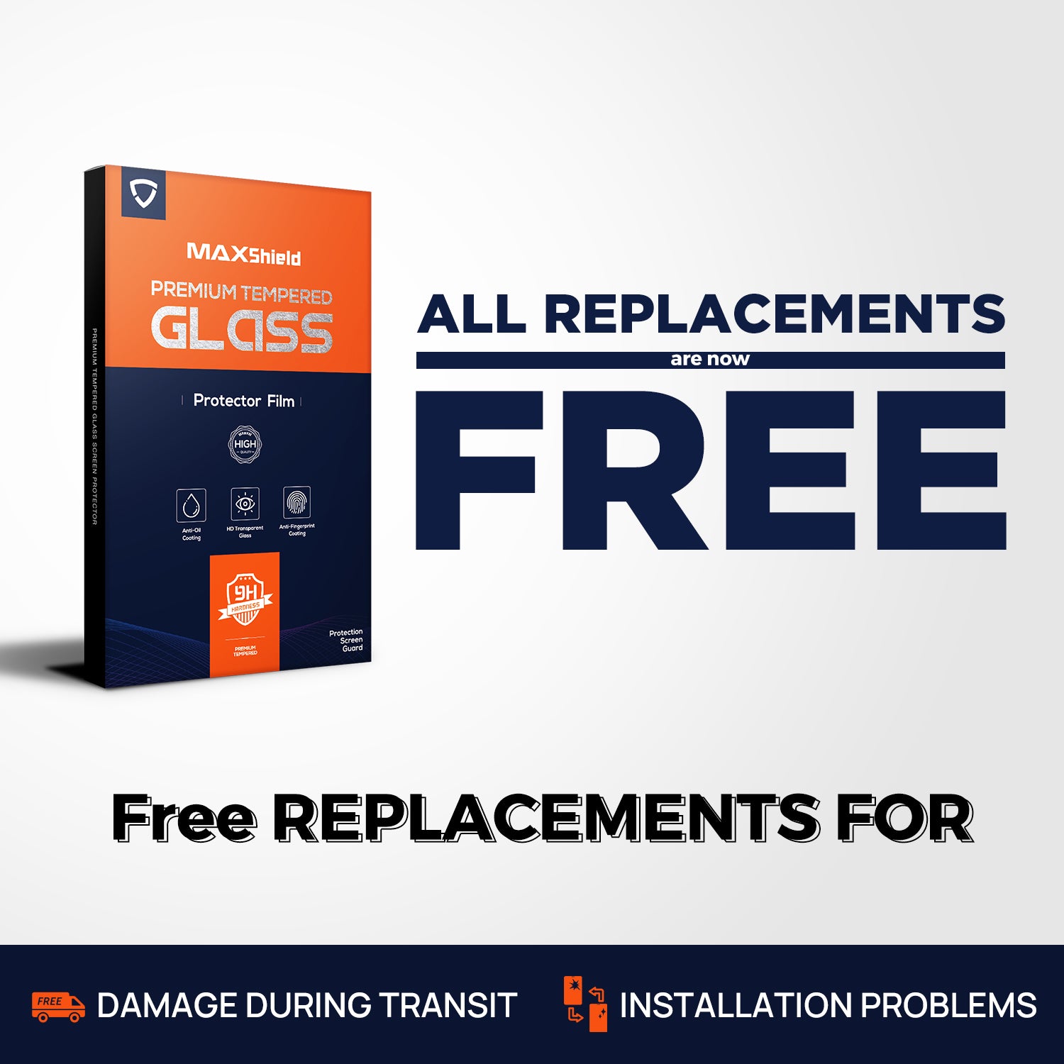 MAXSHIELD Matte Tempered Glass Screen Protector For Apple iPhone XI 11 Pro