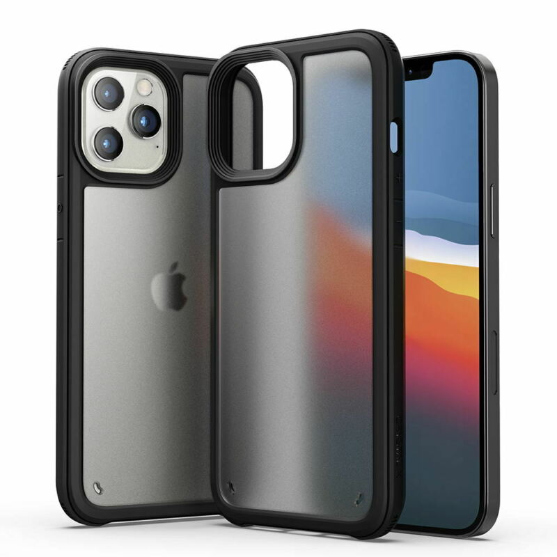 MAXShield For iPhone 12 Pro Max Mini Case,Matte Clear Slim Heavy Duty Cover