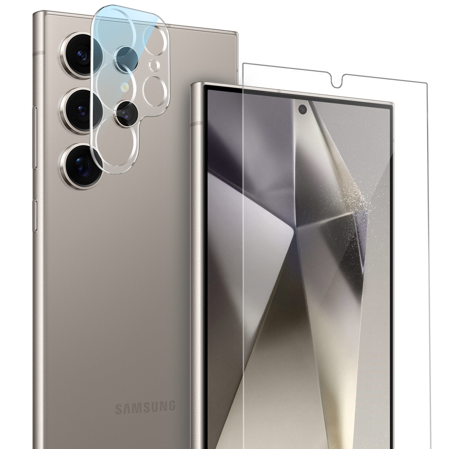 For Samsung Galaxy S24 Plus Ultra Tempered Glass Camera Screen Protector