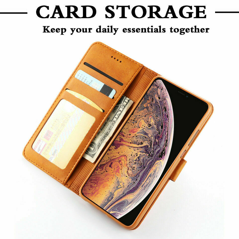 Galaxy A30 Wallet Leather Case Flip Magnetic Card Slot Cover-Grey