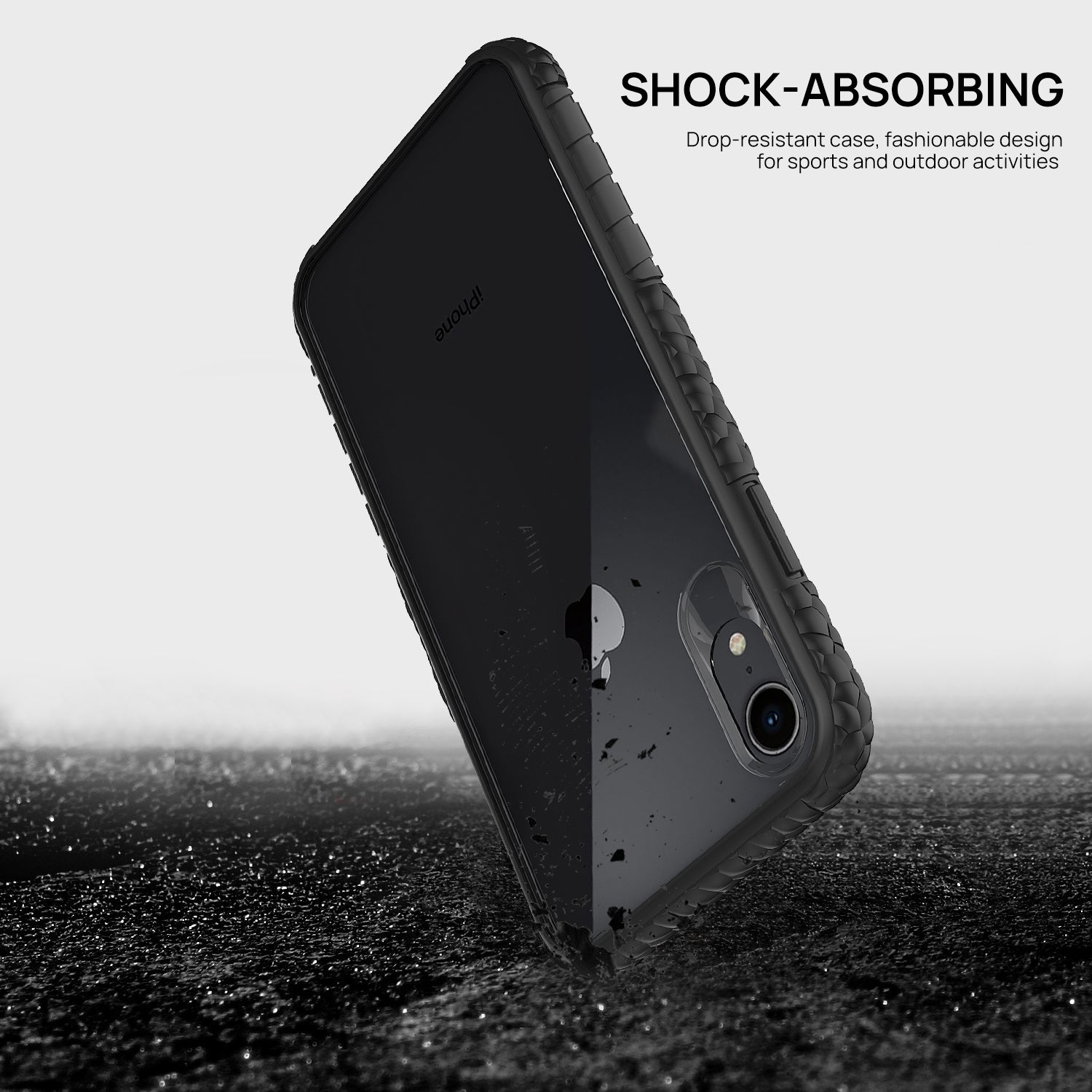 iPhone 7 Plus Case, Heavy Duty Shockproof Slim Clear Protection Cover
