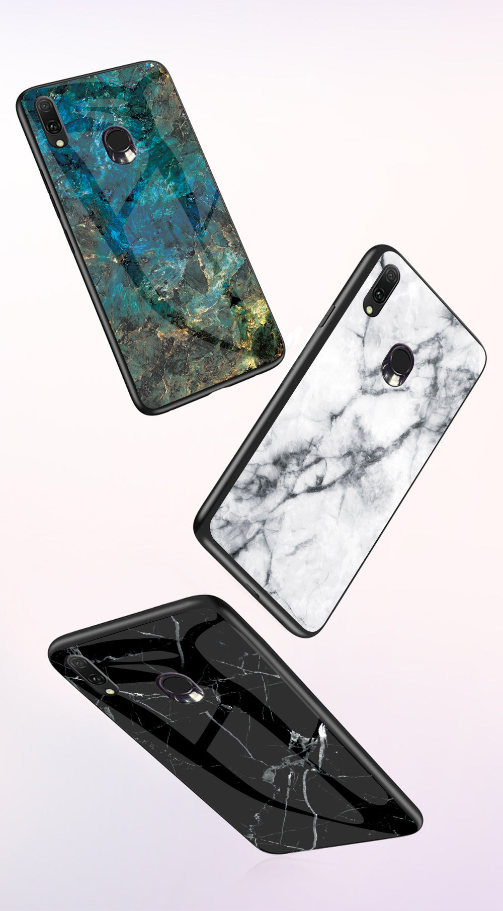 Samsung Galaxy A30 Case Clear Glass Duty Shockproof Slim Cover