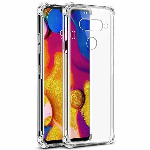 For LG V40 Clear Case Heavy Duty Bumper Shockproof Cover