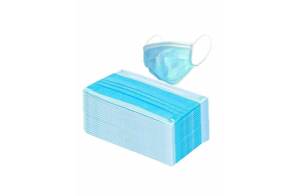 500Pcs Disposable Face Mask 3 layer Meltblown Filter for General Purpose