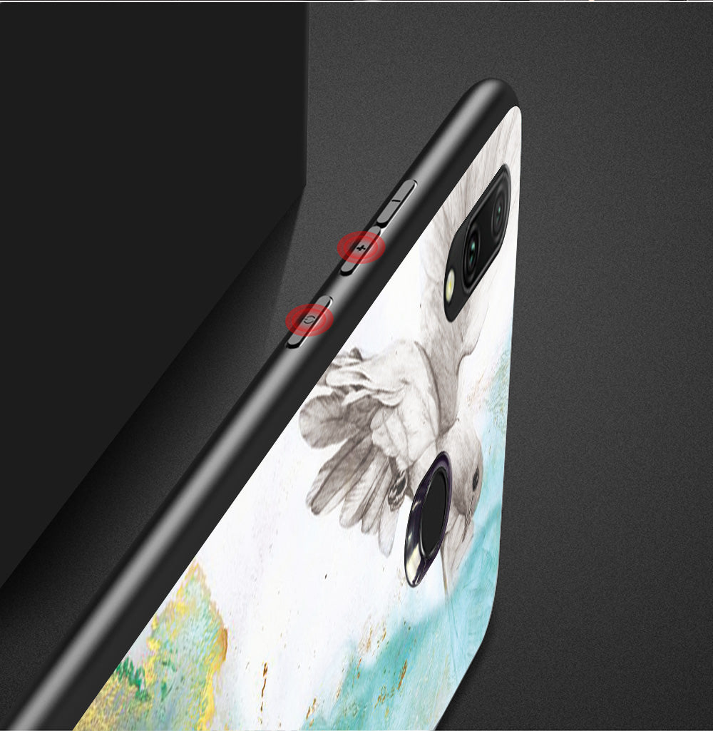 Samsung Galaxy A30 Case Clear Glass Duty Shockproof Slim Cover