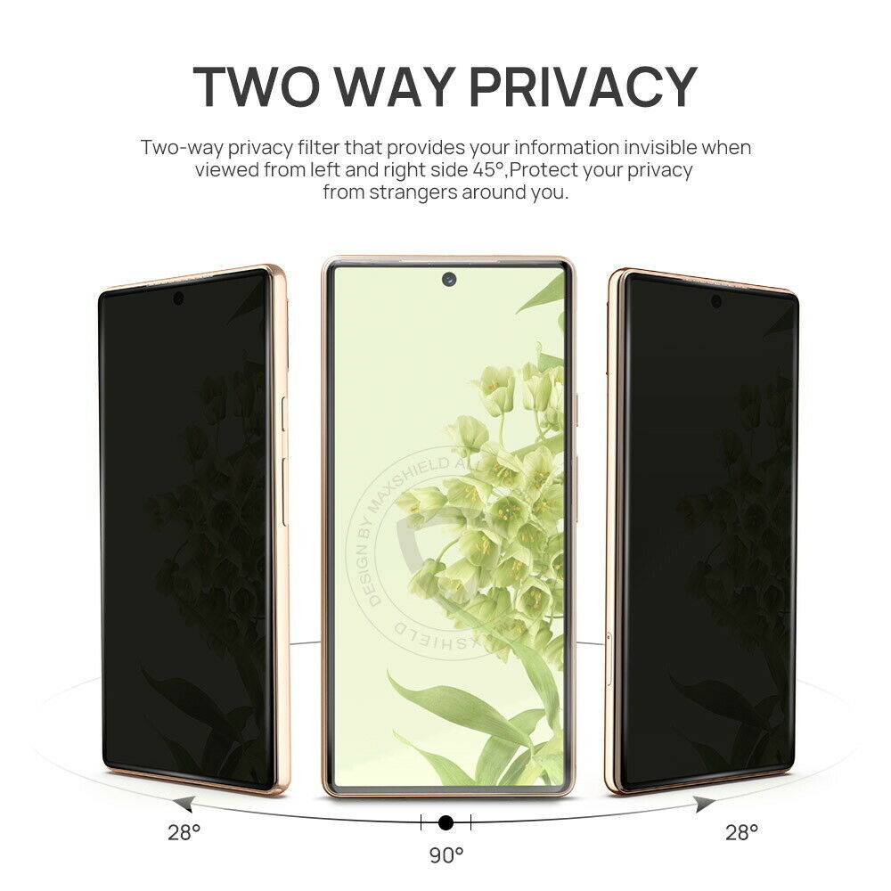 For Google Pixel 6 Anti-Spy Privacy Tempered Glass Screen Protector Full Cover