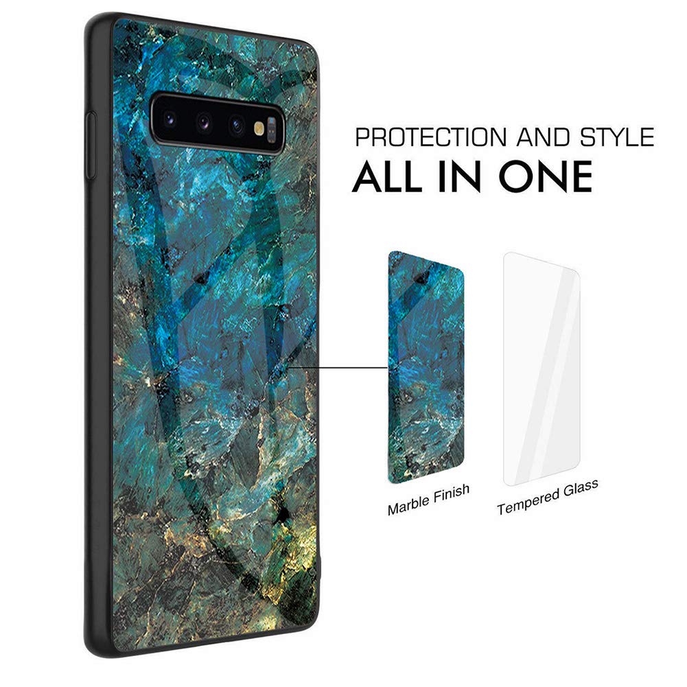 Samsung Galaxy S9 Case Glass Heavy Duty Shockproof Slim Cover