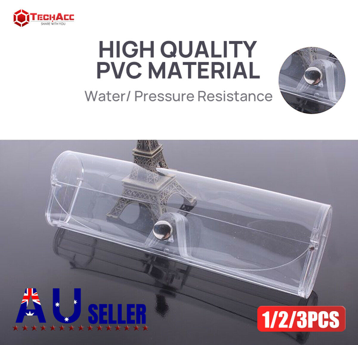 Sunglasses Hard Case Portable Reading Glasses Protector Zipper Eyeglass Shell