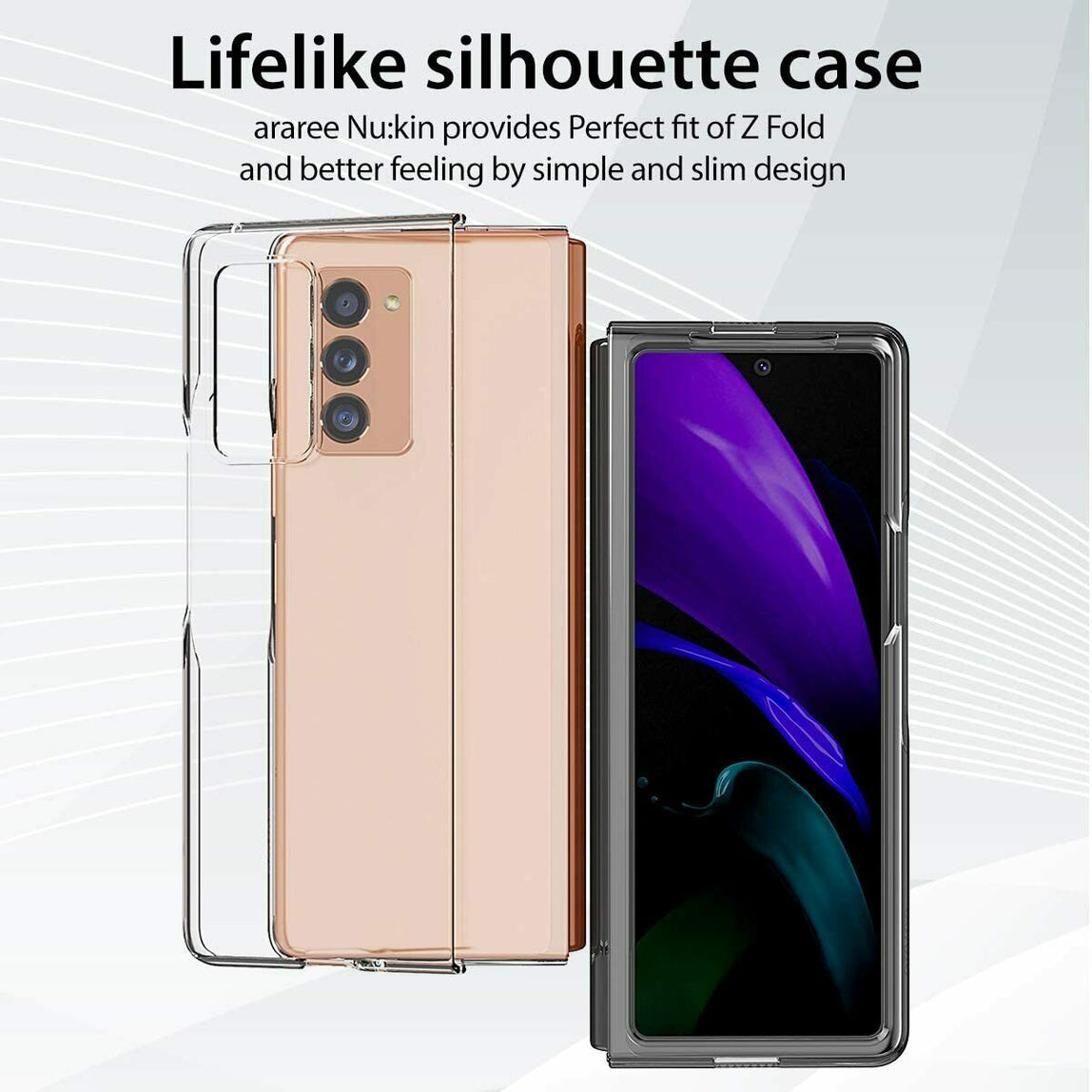 For Samsung Galaxy Z Fold2 5G Case Premium Clear Heavy Duty Shockproof Cover