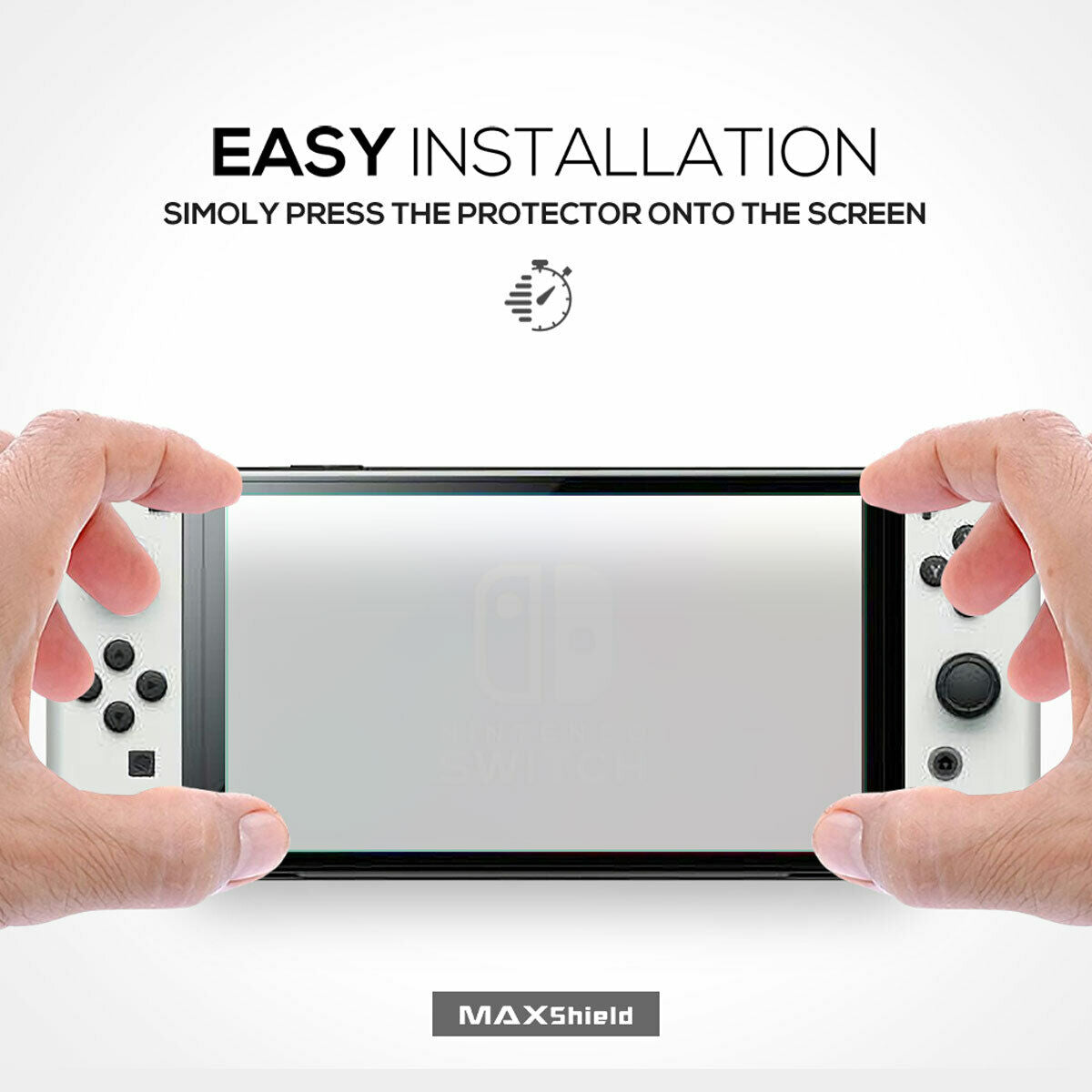 2x For Nintendo Switch OLED Model Lite Console Tempered Glass Screen Protector