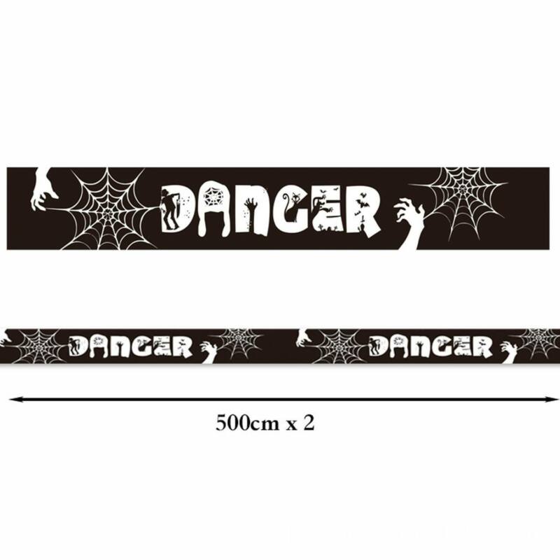 Halloween Fright  Warning Tape Decorations Outdoor Home Party Indoor Caution