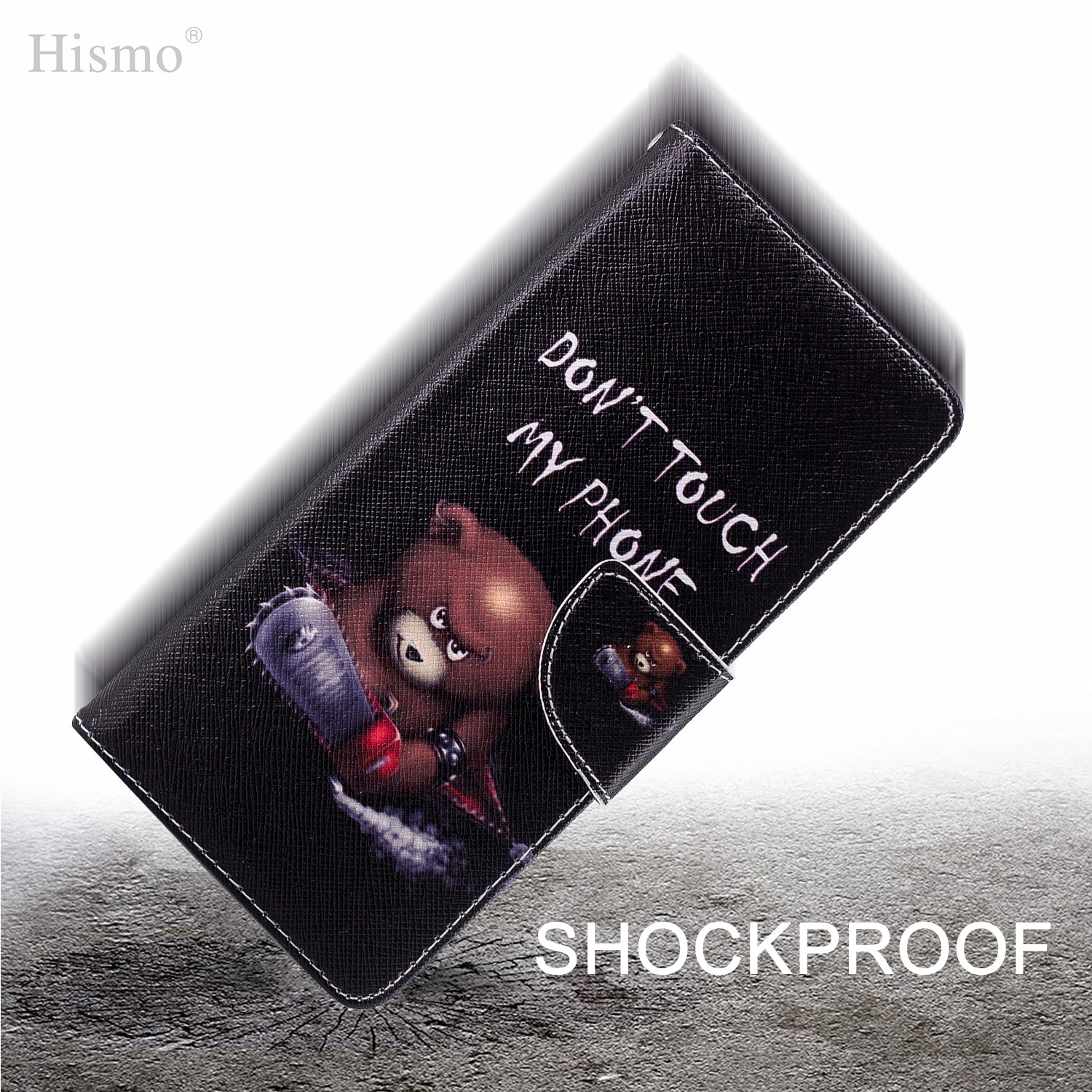 Samsung Galaxy A70 Wallet Leather Case Flip Magnetic Card Slot Cover-Bear