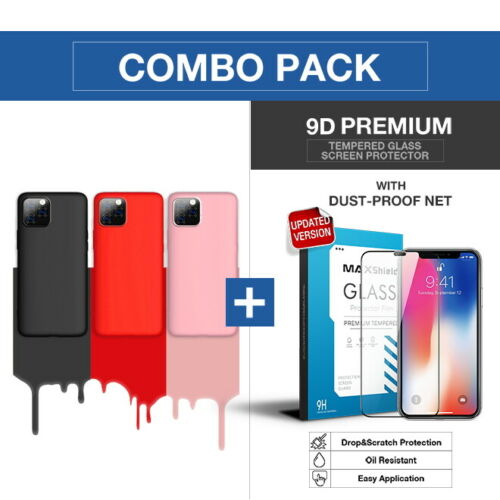 iPhone 11 Pro Case MAXSHIELD Thin Soft Silicone Shockproof Cover for apple