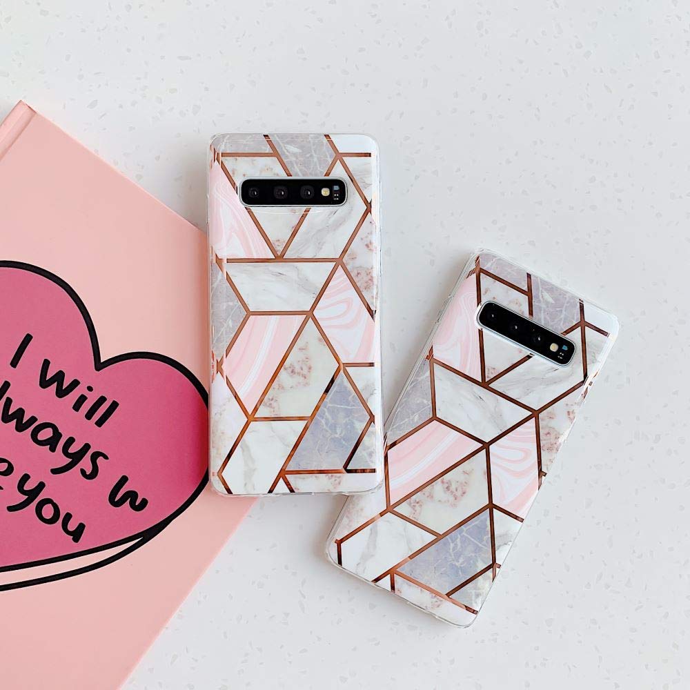 Samsung Galaxy S10 Marble Silicone TPU Soft Back Case Cover