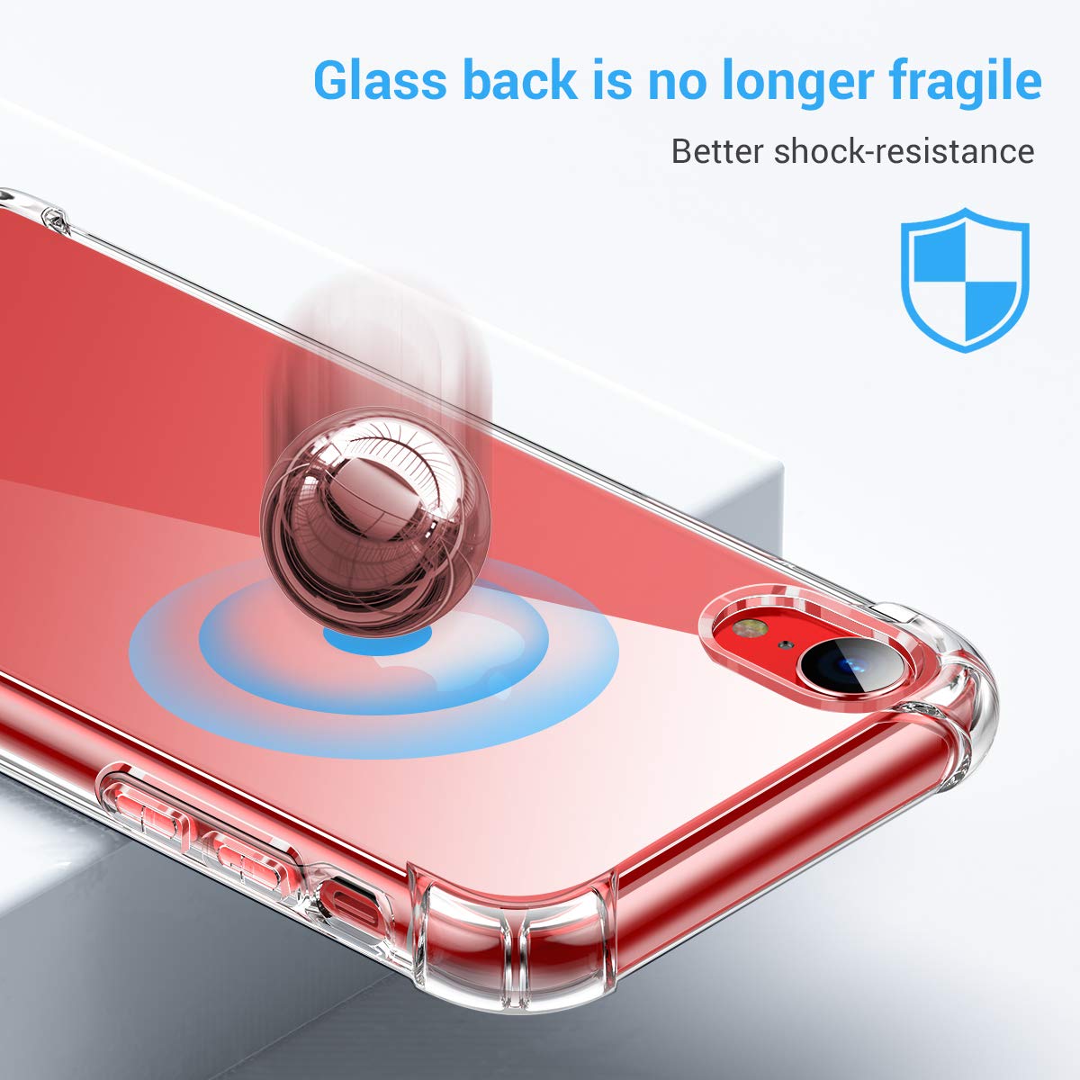 Clear Case For iPhone XS Max Shockproof Silicone Protective