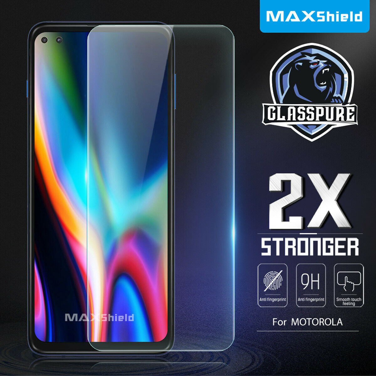 For Motorola Moto G 5G Plus 9H Full HD Coverage Tempered Glass Screen Protector