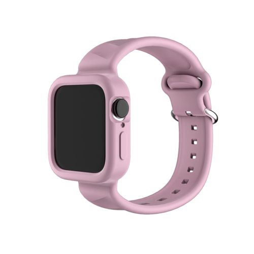 For Apple Watch iWatch Series SE 6 5 4 3 38/42mm Silicone Strap Case Cover Band