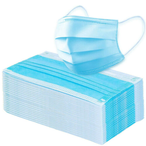 100 Pcs Disposable 3-Ply Face Mask Protective Meltblown AU for General Use