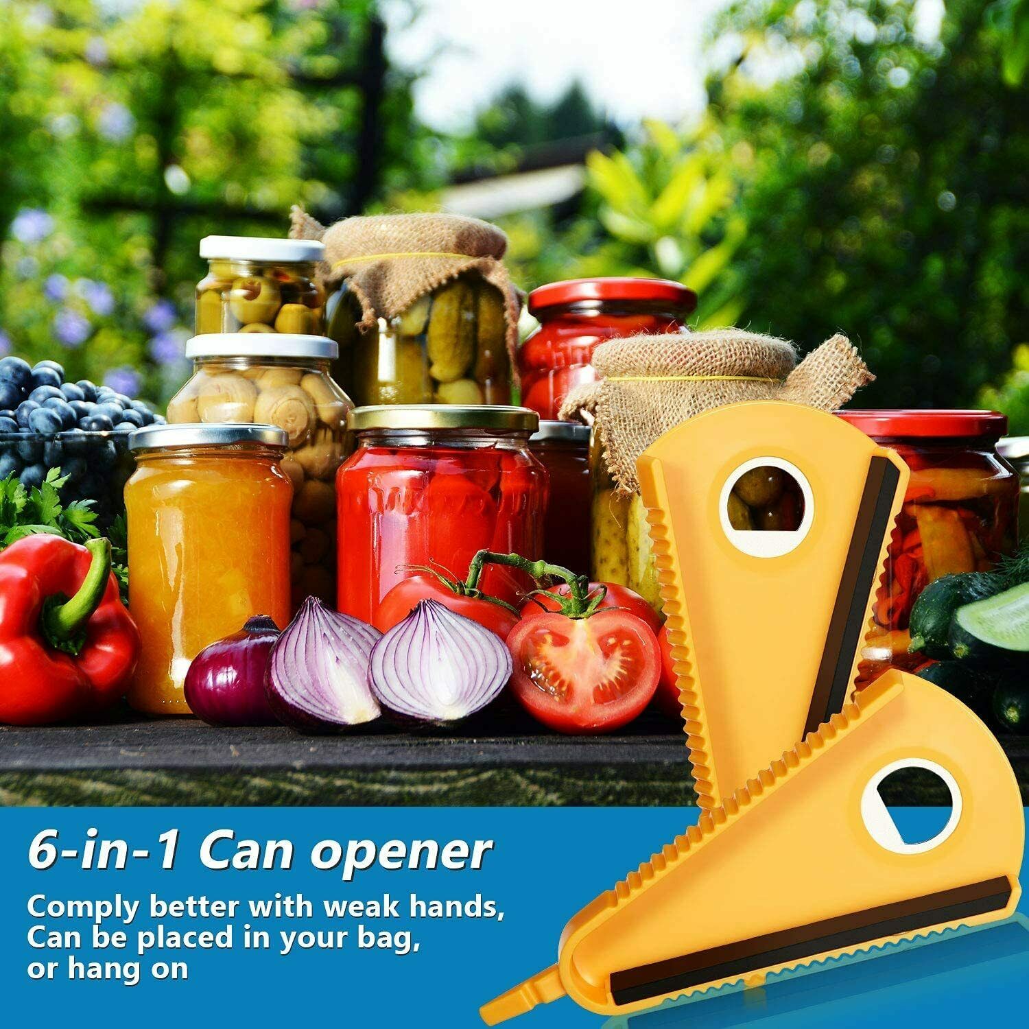 Jar Opener Multi Size Bottle Adjustable Size Lids Twister Home Kitchen Beer Cap
