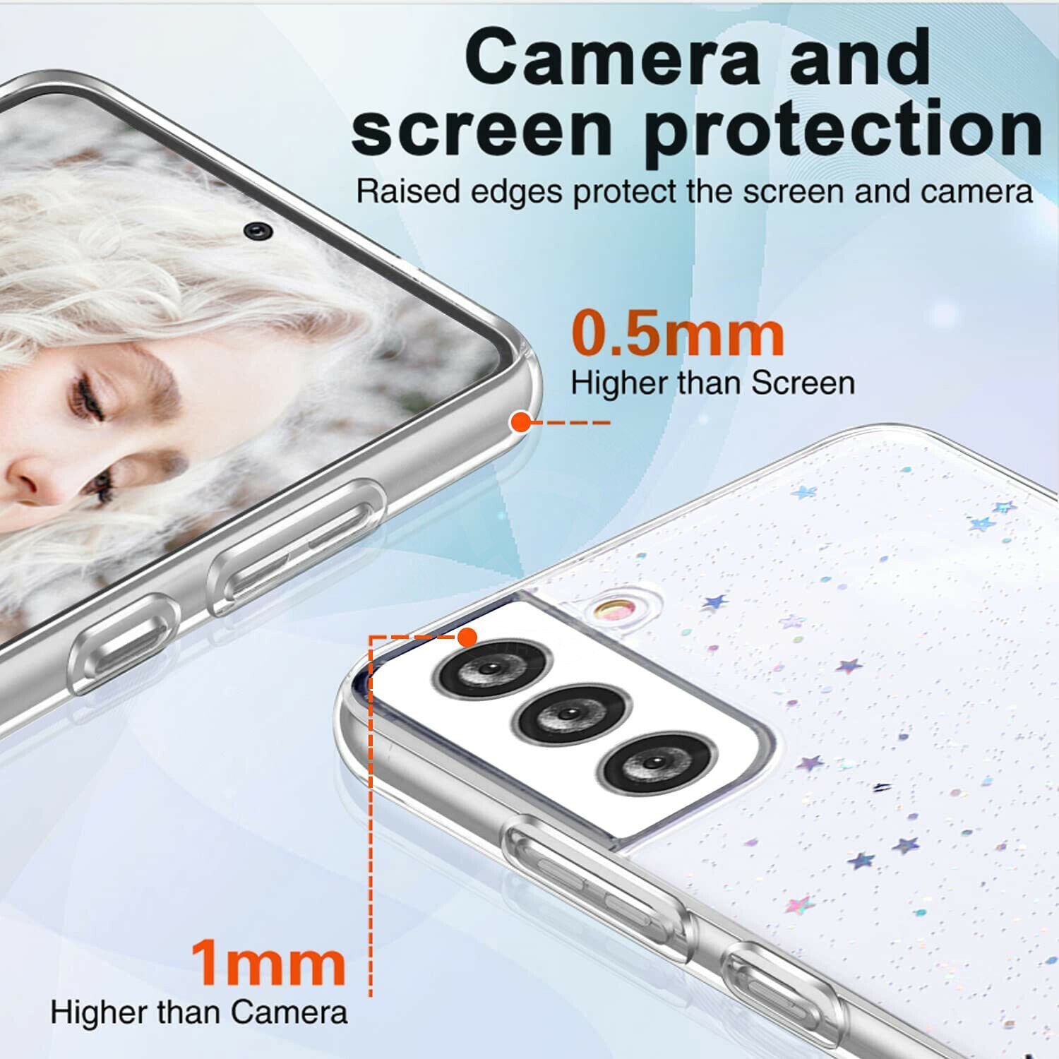 For Samsung Galaxy A14 5G S21 S22 Plus Ultra 5G 2022 Case Soft Clear Shcokproof Slim Cover