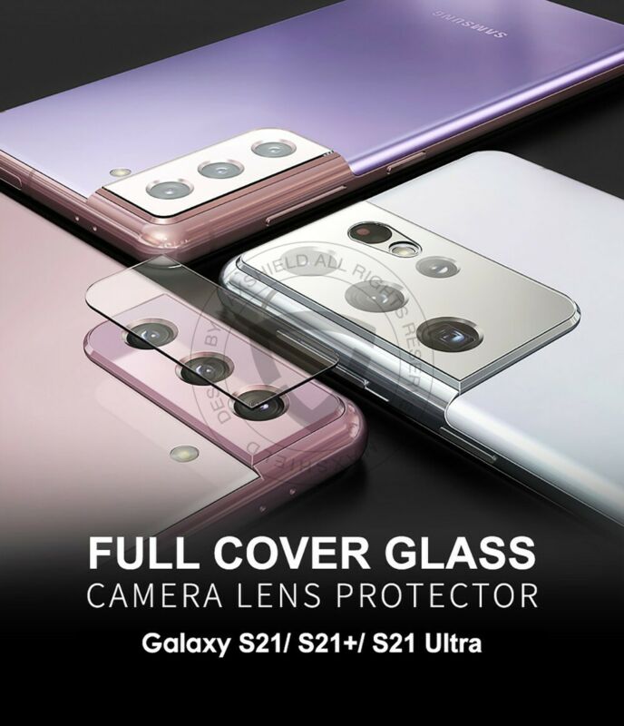 MAXSHIELD For Galaxy S21 Ultra Camera Lens Tempered Glass Screen Protector