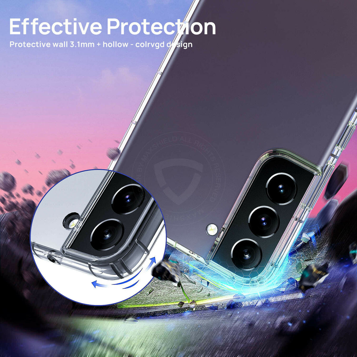 For Samsung Galaxy S22 Plus Ultra 5G Case Soft Clear Shcokproof Slim Case Cover