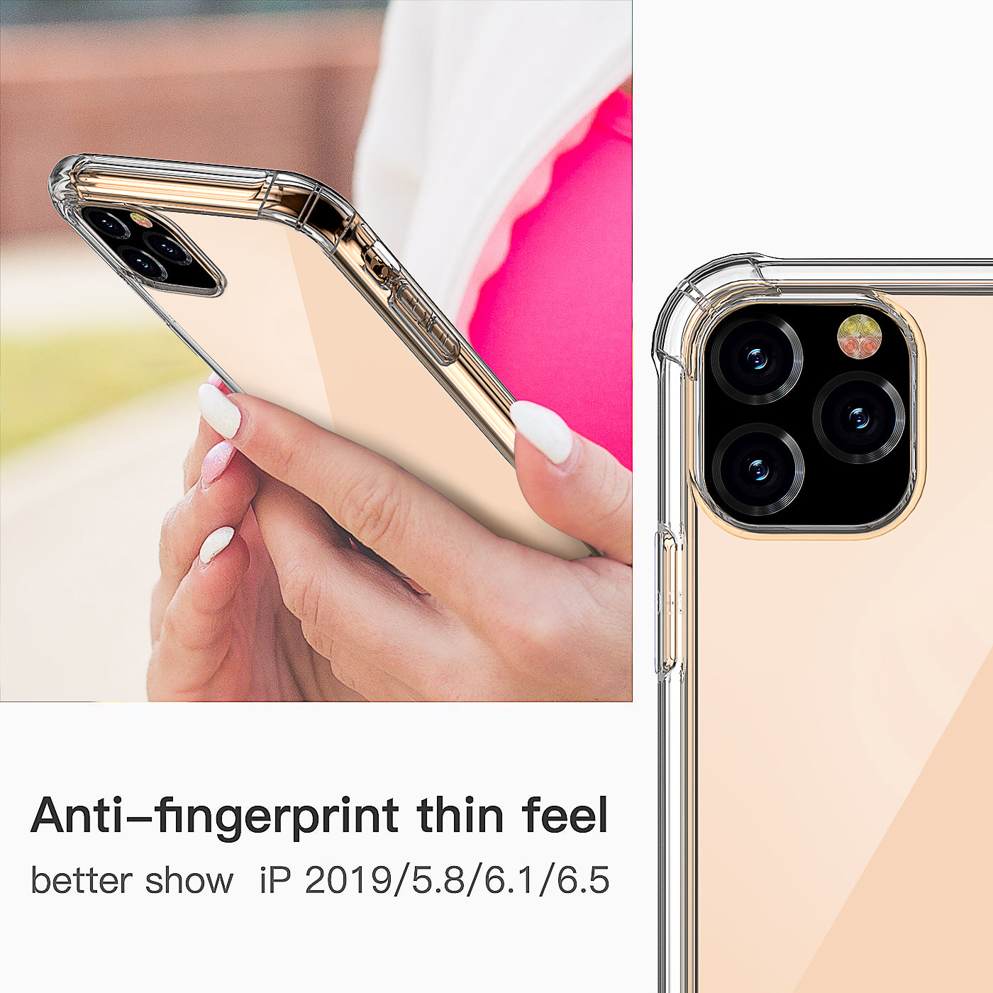 iPhone XI 11 Pro Max Case Clear Heavy Duty 2019 Shockproof TPU Bumper Cover