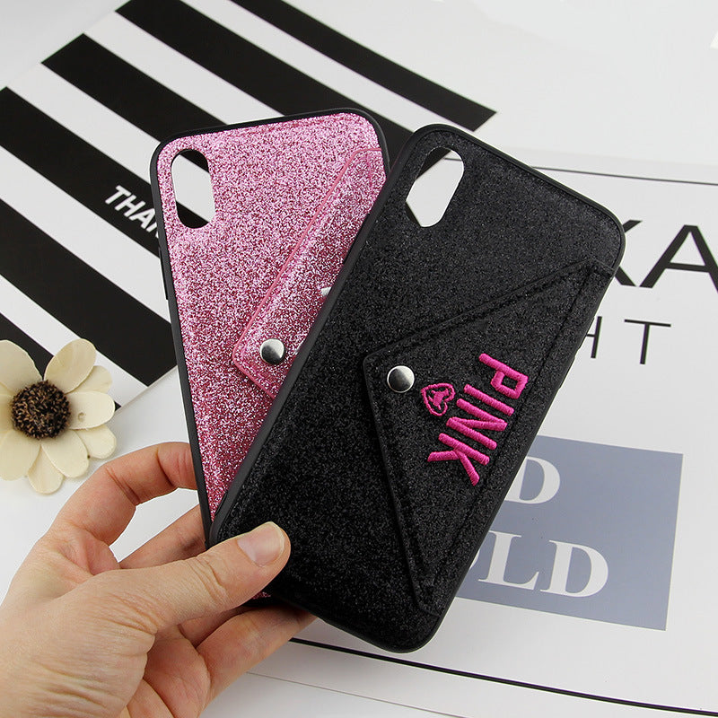 iPhone 11 Bling Shockproof Wallet Stand Card Soft Case Cover
