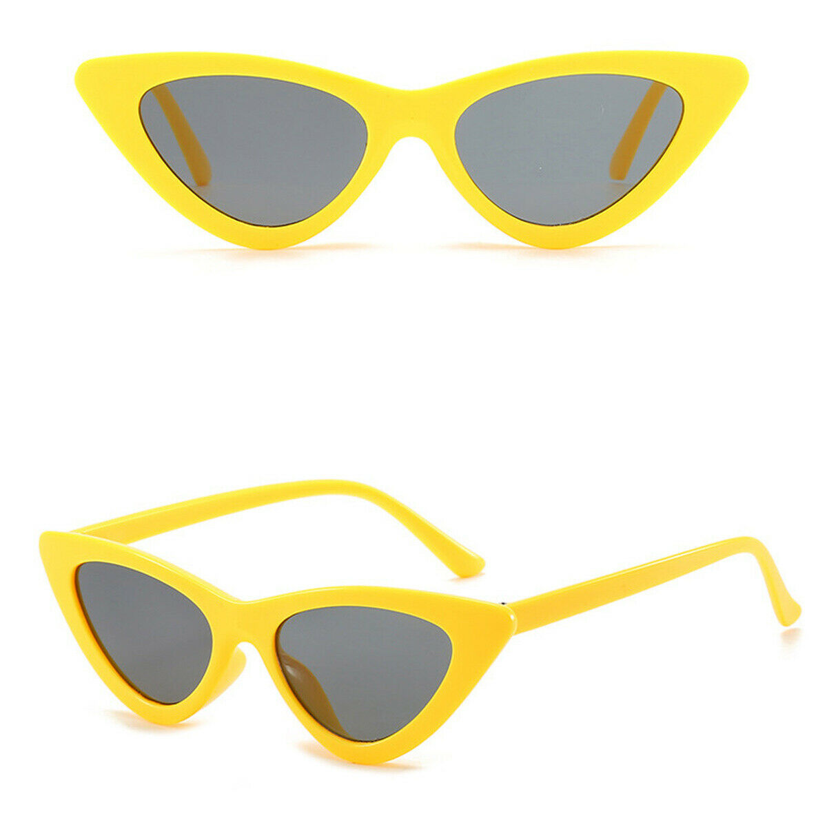 Vintage Retro Vintage Cat Eye Sunglasses Fashion Women Rapper Unisex Goggles