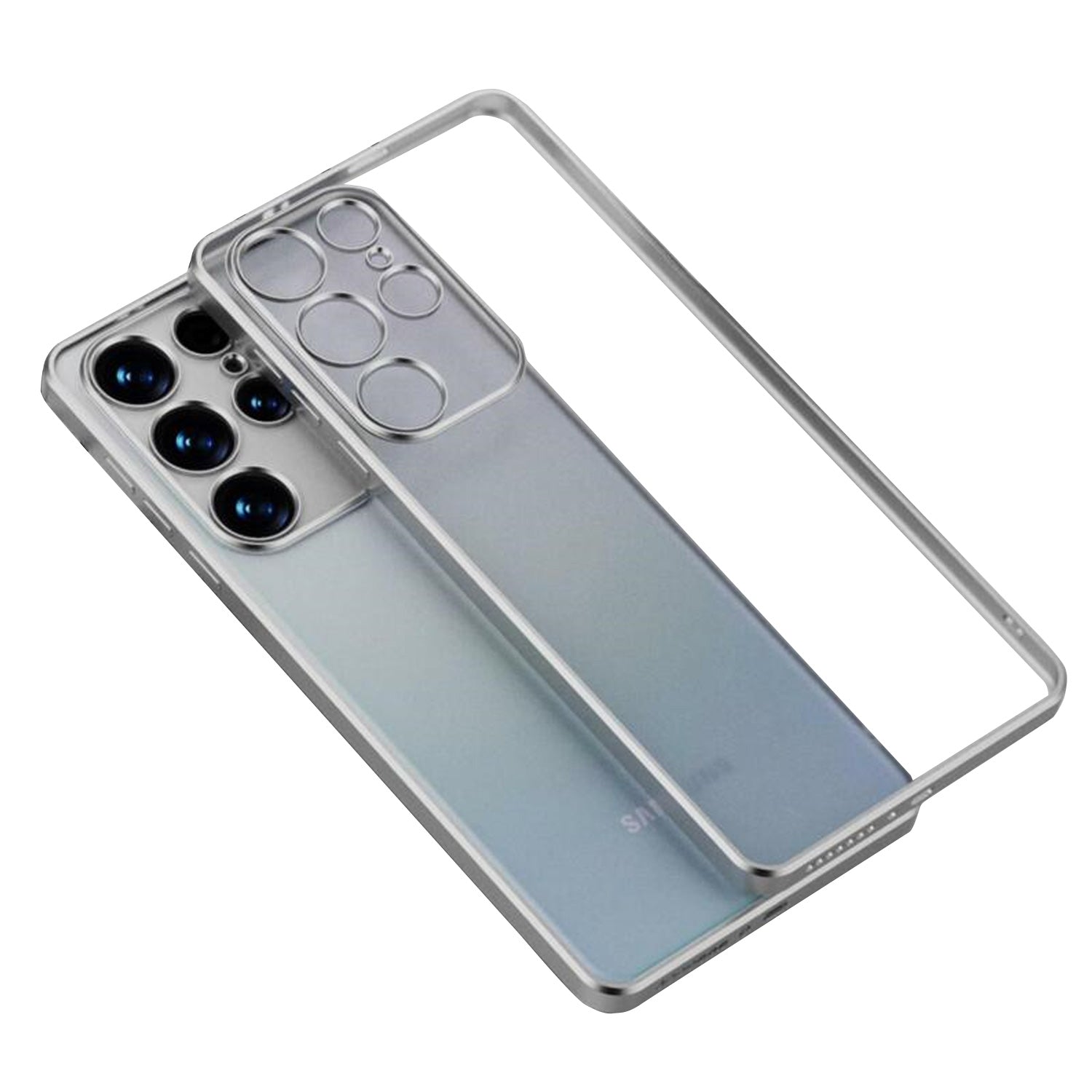 MAXSHIELD For Galaxy S23 Plus Ultra 5G Case Clear Matte Shockproof Cover