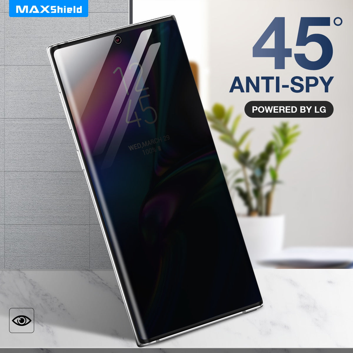 Anti Spy Privacy Film CaseFriendly Screen Protector For Galaxy Note 10 Plus