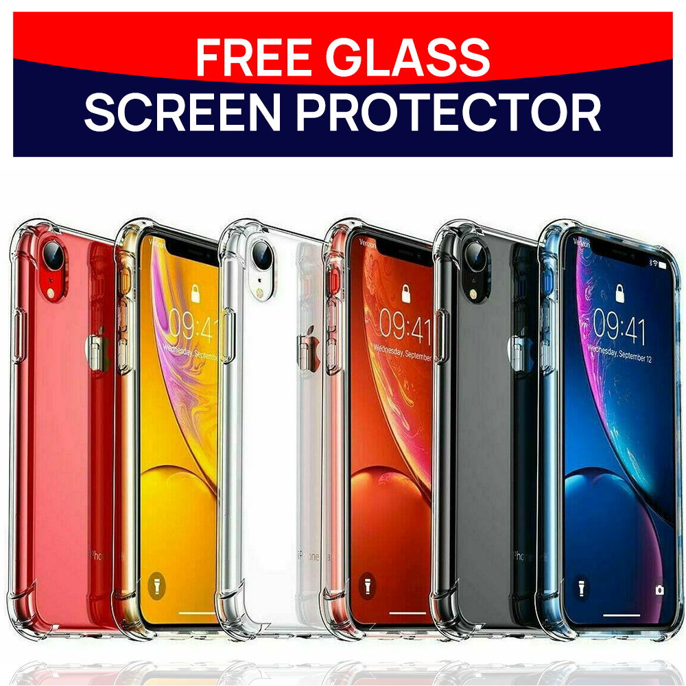 Clear Case For iPhone XR Shockproof Silicone Protective