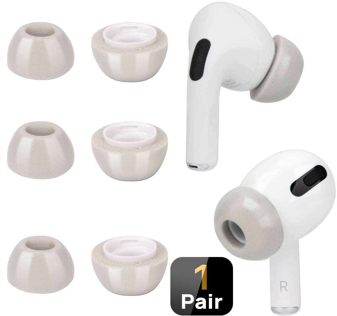 Replacement Memory Foam For AirPods Pro Earbuds Silicone Ear Tips Earphone