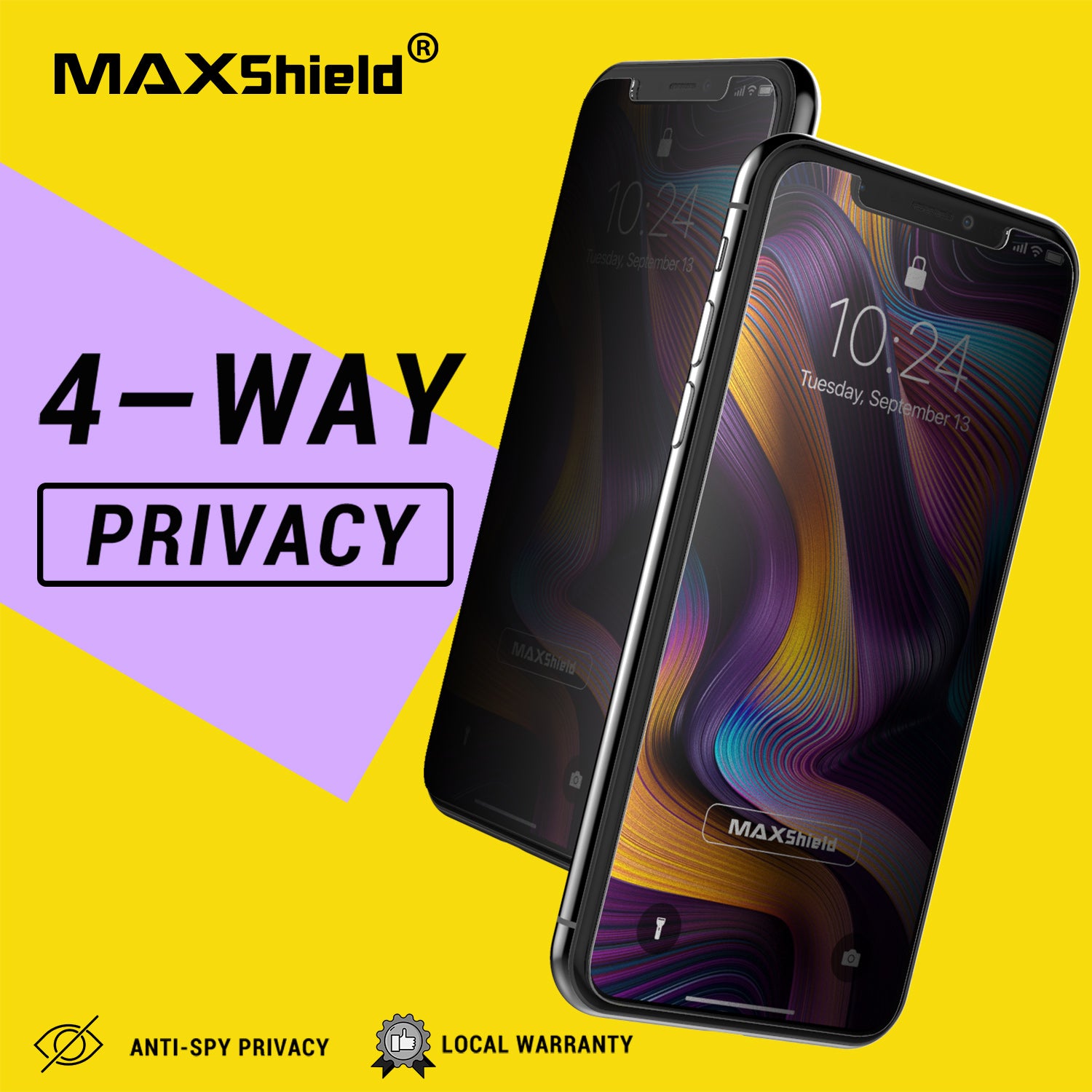 ANTI-SPY PRIVACY TEMPERED GLASS SCREEN PROTECTOR FOR Apple iPhone XI 11
