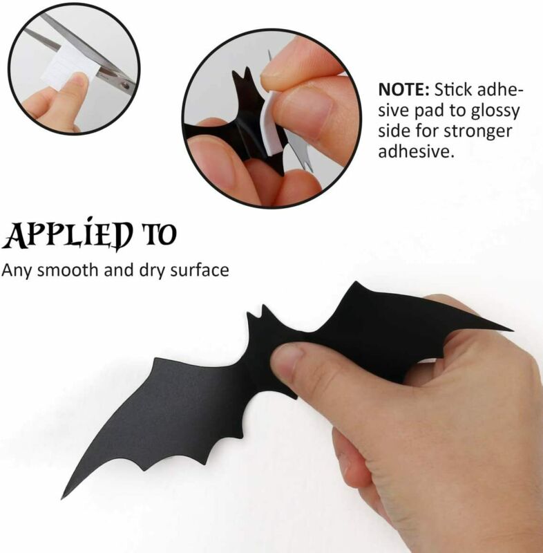 Halloween Bat Decoration Decoration Haunted StickerIndoor Party Supplies House