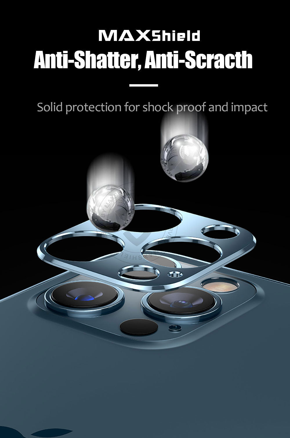 For Apple iPhone 12 Camera Lens Aluminium Metal Glass Screen Protector