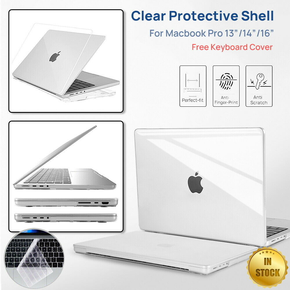 Hard Case Cover For 2021 M1 MacBook Pro 14 16 inch A2442 A2485 Screen Protector