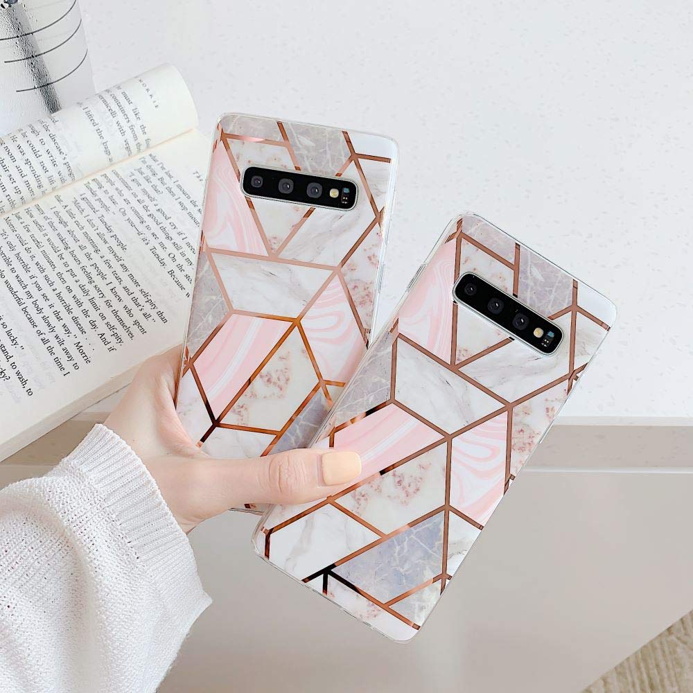 Samsung Galaxy S10 Marble Silicone TPU Soft Back Case Cover