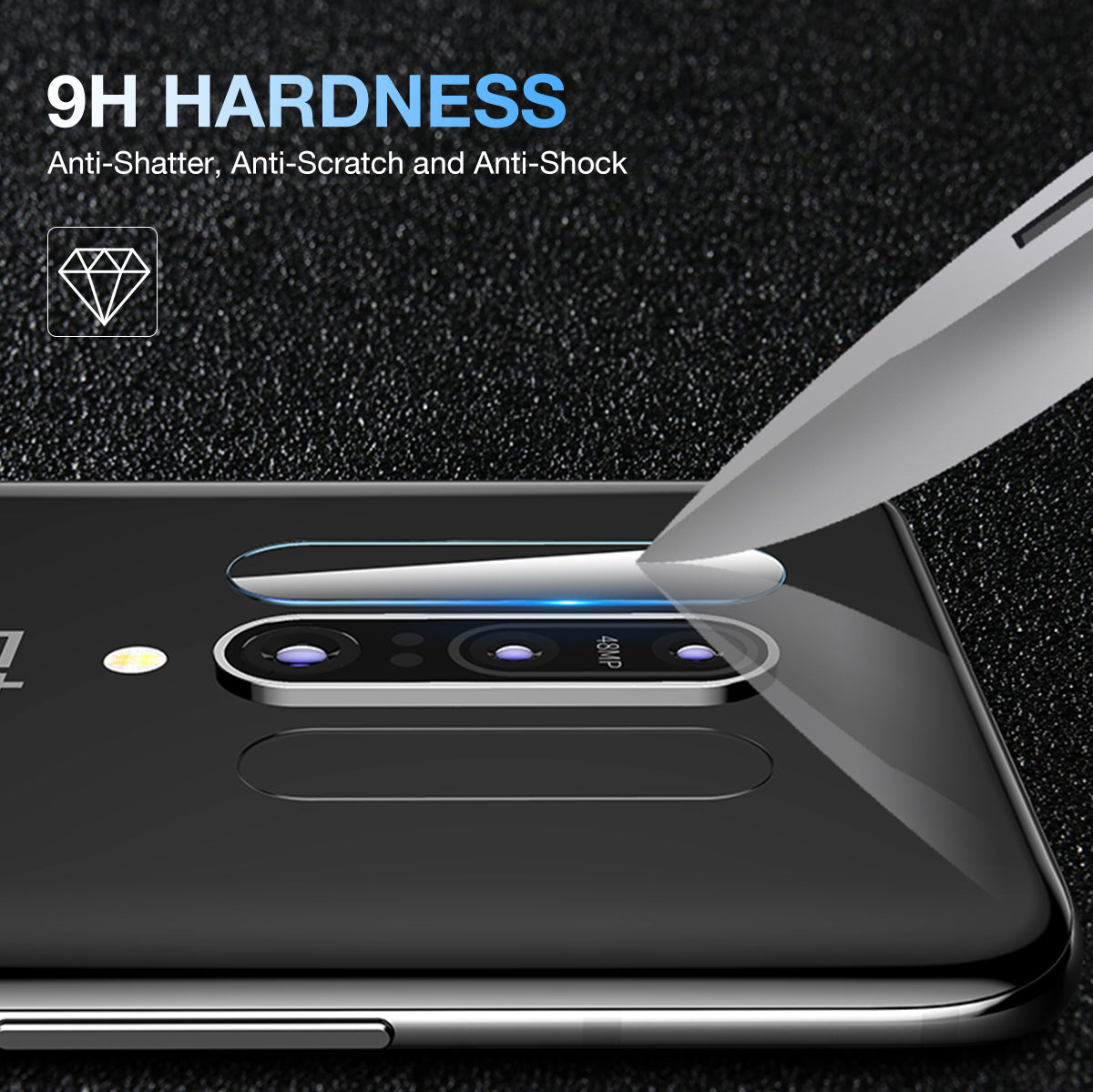 Maxshield 9H Back Camera Tempered Glass Screen Protector for Oneplus 7