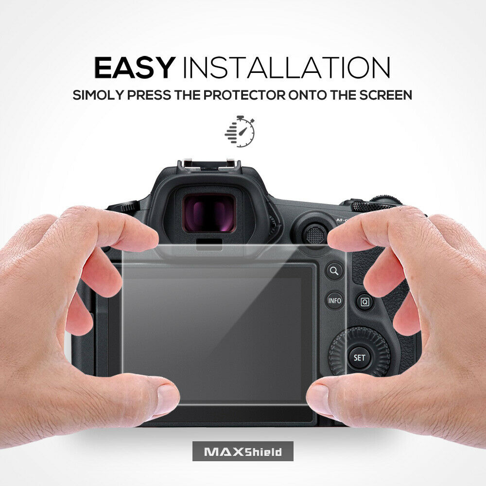For Canon EOS R6 DSLR Tempered Glass LCD Camera Screen Protector Film 9H